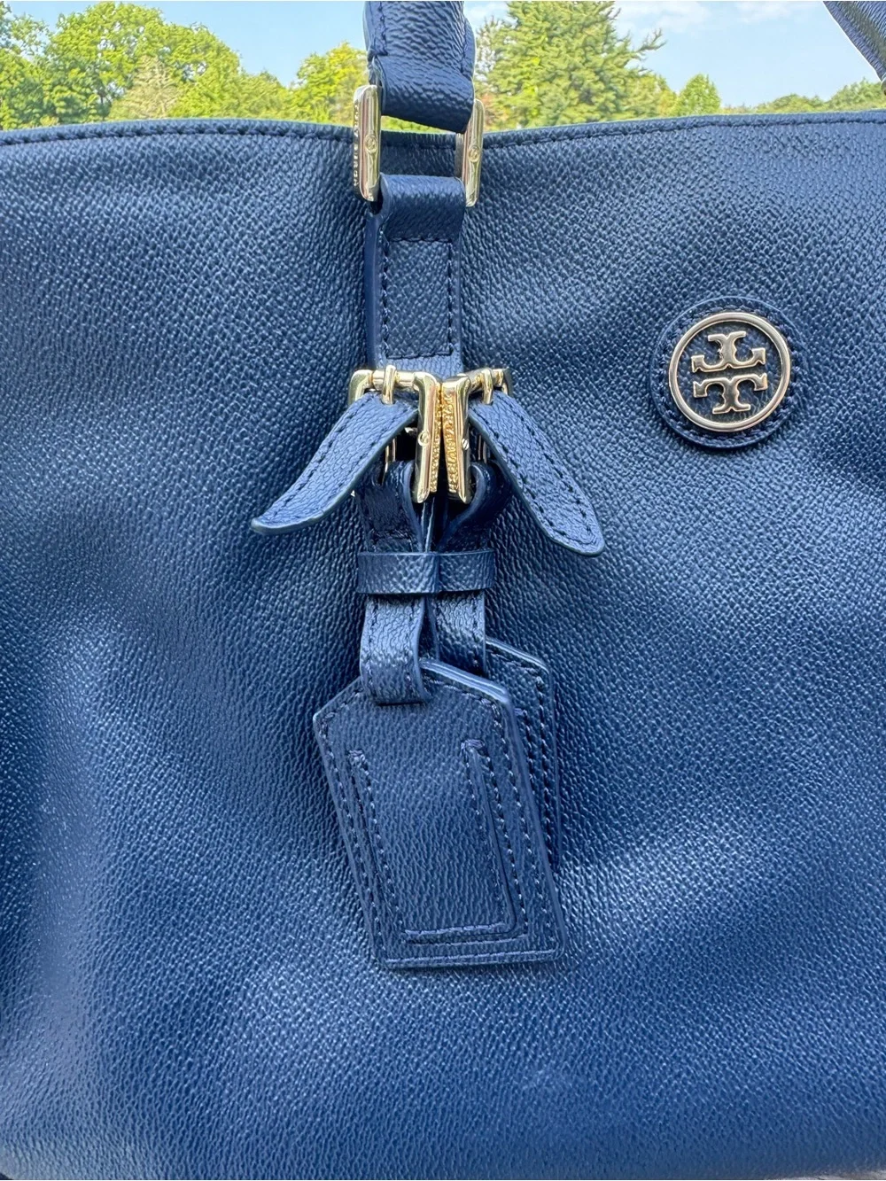 Tory Burch structured leather